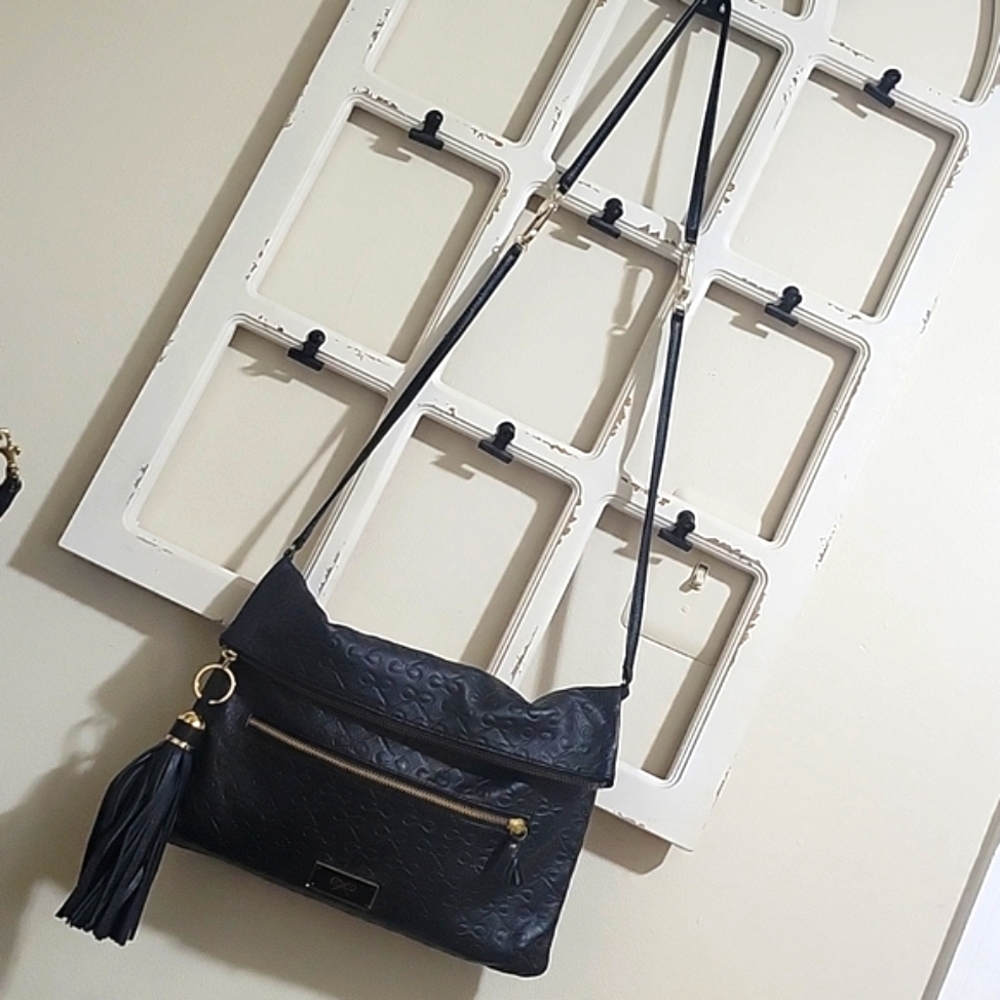 Anya Hindmarch Crossbody Black Leather Bag